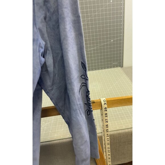 Victor COSTA "Occasion" Women's Leather Jacket Sz. M Embroidered Cut Out BLUE - Picture 10 of 11